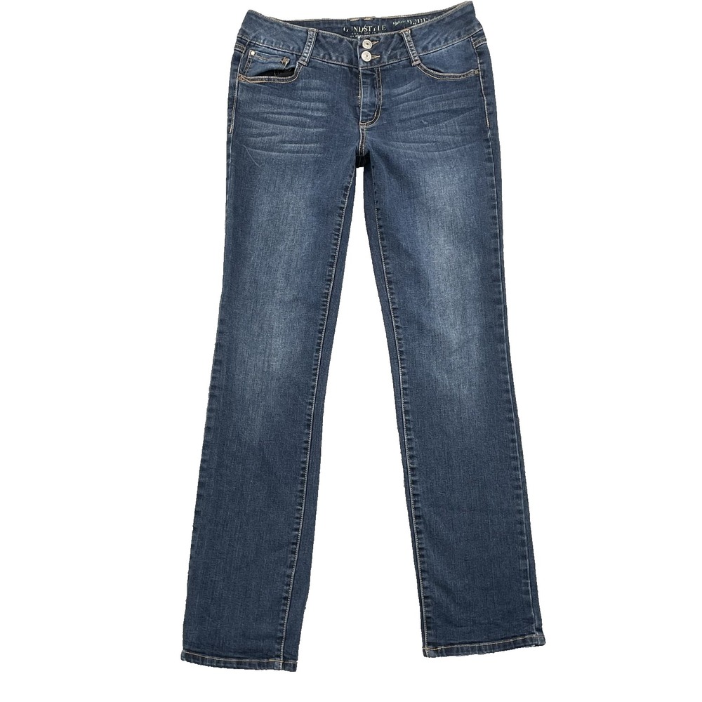 Sound/Style Jeans Womens 6 Low Rise Whisker Rodeo Boho Y2k Academia Chic Western